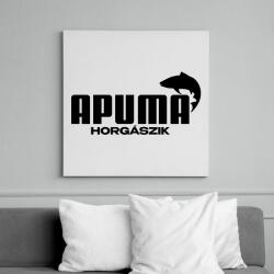 printfashion Apuma horgászik - Vászonkép - Fehér (17607346)