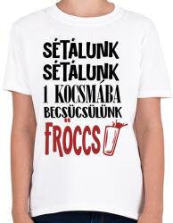 printfashion Sétálunk sétálunk - Gyerek póló - Fehér (17667838)