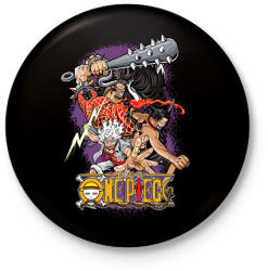 printfashion One Piece - Kitűző, hűtőmágnes - Fekete (17694703)