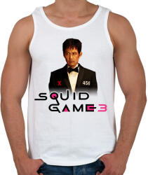 printfashion Squid game 3 gi hun - Férfi atléta - Fehér (17596106)