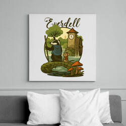 printfashion Everdell - Vászonkép - Fehér (17602396)