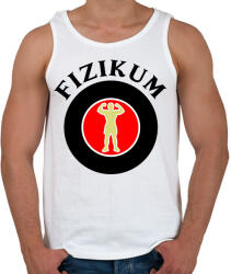 printfashion Fizikum - Férfi atléta - Fehér (17684390)