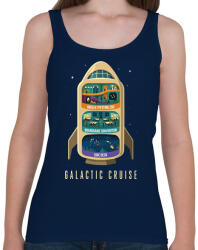 printfashion Galactic Cruise - Női atléta - Sötétkék (17698843)
