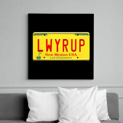 printfashion LWYRUP Breaking bad - Vászonkép - Fekete (17705184)