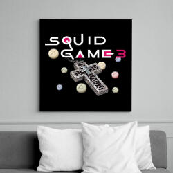 printfashion Squid Game 3 - Vászonkép - Fekete (17595197)