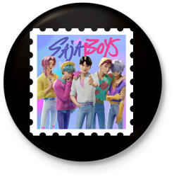 printfashion Saja Boys - Kitűző, hűtőmágnes - Fekete (17704274)