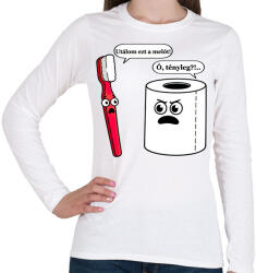 printfashion Utálom ezt a melót. . . - Női hosszú ujjú póló - Fehér (17692115)