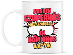 printfashion SZUPERHŐS KAMIONOS - Bögre - Fehér (17613534)