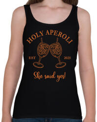 printfashion Holy Aperoli she said yes - Női atléta - Fekete (17689842)