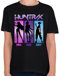 printfashion Kpop Demon hunters - Gyerek póló - Fekete (17703492)