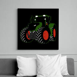 printfashion Traktor - Vászonkép - Fekete (17670881)