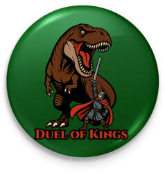 printfashion Duel of Kings - Kitűző, hűtőmágnes - Sötétzöld (17596095)