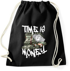 printfashion time is money - Sportzsák, Tornazsák - Fekete (17672365)