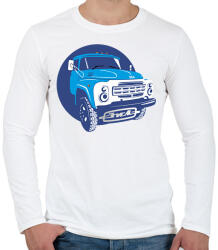 printfashion zil fun - Férfi hosszú ujjú póló - Fehér (17673166)