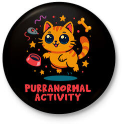 printfashion Purranormal Activity - Kitűző, hűtőmágnes - Fekete (17711024)