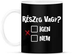 printfashion Részeg vagy? - fehér - Bögre - Fekete (17681200)