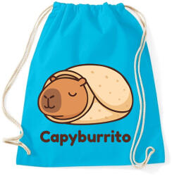 printfashion Capyburrito - Sportzsák, Tornazsák - Surf blue (17629534)