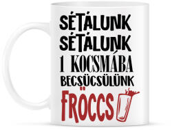 printfashion Sétálunk sétálunk - Bögre - Fehér (17668149)