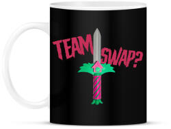 printfashion Squid game team swap - Bögre - Fekete (17597866)