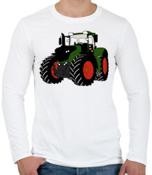 printfashion Traktor - Férfi hosszú ujjú póló - Fehér (17662816)