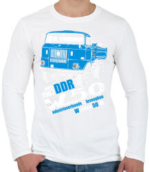 printfashion IFA - Férfi hosszú ujjú póló - Fehér (17617282)