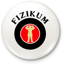 printfashion Fizikum - Kitűző, hűtőmágnes - Fehér (17684820)
