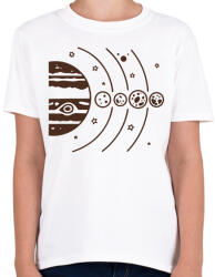 printfashion Galileo Galilei - Gyerek póló - Fehér (17589103)