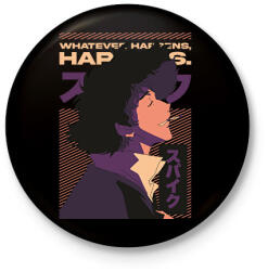 printfashion Cowboy Bebop - Kitűző, hűtőmágnes - Fekete (17698321)