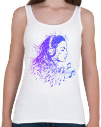 printfashion Zene hangulat - Női atléta - Fehér (17587607)