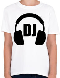 printfashion Dj - Gyerek póló - Fehér (17622754)