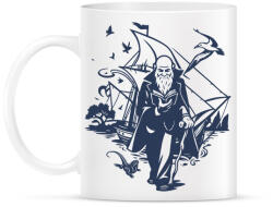 printfashion Darwin utazásai - Bögre - Fehér (17590625)