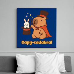 printfashion Capy-cadabra - Vászonkép - Királykék (17640734)
