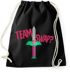 printfashion Squid game team swap - Sportzsák, Tornazsák - Fekete (17597581)