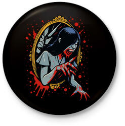 printfashion Bloody Mary - Kitűző, hűtőmágnes - Fekete (17606437)