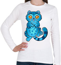 printfashion Kpop Demon Hunters - Derpy Tiger - Női hosszú ujjú póló - Fehér (17705268)