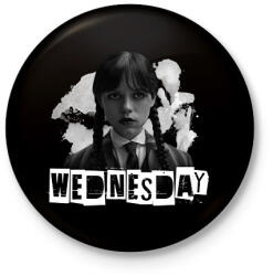 printfashion wednesday - Kitűző, hűtőmágnes - Fekete (17598787)