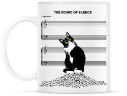 printfashion cat silent - Bögre - Fehér (17675799)