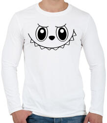 printfashion labubu arc - Férfi hosszú ujjú póló - Fehér (17602882)