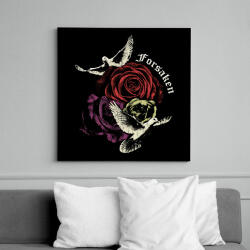 printfashion Elhagyatott - Goth Design - Vászonkép - Fekete (17706084)