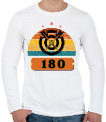 printfashion darts5 - Férfi hosszú ujjú póló - Fehér (17645292)