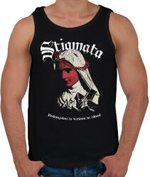 printfashion Stigmata - Okkult Desgin - Férfi atléta - Fekete (17661441)