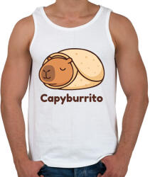 printfashion Capyburrito - Férfi atléta - Fehér (17629406)