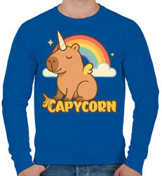 printfashion Capycorn - Férfi pulóver - Királykék (17615492)