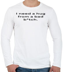 printfashion Joke. - Férfi hosszú ujjú póló - Fehér (17670016)