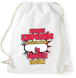 printfashion SZUPERHŐS FORDÁSZ - Sportzsák, Tornazsák - Fehér (17609078)