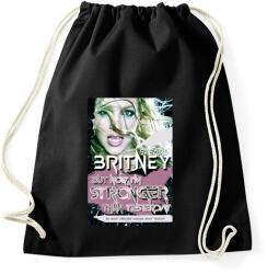 printfashion BRITNEY STRONGER - Sportzsák, Tornazsák - Fekete (17681815)