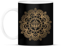 printfashion Lótusz mandala - Bögre - Fekete (17608216)