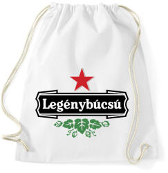 printfashion Legénybúcsú sörös - Sportzsák, Tornazsák - Fehér (17628180)