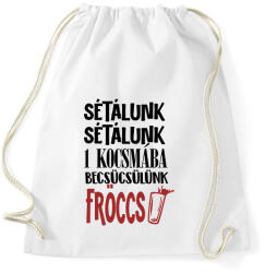 printfashion Sétálunk sétálunk - Sportzsák, Tornazsák - Fehér (17667864)