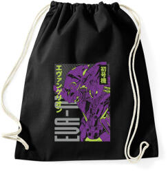 printfashion Evangelion - Sportzsák, Tornazsák - Fekete (17697565)
